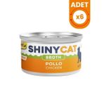 Gimcat Shinycat Broth Sos İçinde Tavuklu Konserve Kedi Maması - 70 Gr 6 Adet
