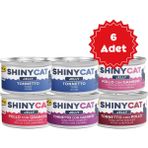 Gimcat Shinycat Jelly Jöle İçinde Karışık Kedi Konserve Maması 70Grx6 Adet