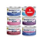 Gimcat Shinycat Jelly Jöle İçinde Ton Balıklı Karışık Kedi Konserve Mama 70Grx6 Adet