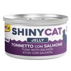 GimCat Shinycat Jelly Somon Balıklı Ton Balığı Jöleli 70 gr Kedi Konservesi