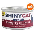 GimCat ShinyCat Jelly Tavuklu Ton Balığı Jöleli Kedi Konservesi 70 Gr x 6 Adet