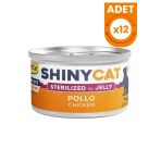 Gimcat Shinycat Jöle İçinde Tavuklu Kısırlaştırılmış Konserve Kedi Maması - 70 Gr 12 Adet
