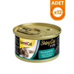 Gimcat Shinycat Tavuklu Karidesli Konserve Kedi Maması - 70 Gr 12 Adet