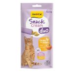 Gimcat Snack Cream Duo Tavuklu Ve Balkabaklı Krema Kedi Ödülü 6 x 15 g ( 4 Paket )