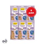Gimcat Snack Cream Duo Ton Balıklı & Kedi Otlu Kedi Ödülü 6x15gr 6 Adet
