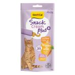 Gimcat Snack Cream Plus Tavuklu Ve Havuçlu Krema Kısırlaştırılmış Kedi Sıvı Ödül Maması 6X15 Gr