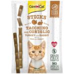 GimCat Sticks 4x5 gr Paket Hindi Etli ve Tavşanlı Tahılsız Kedi Ödülü