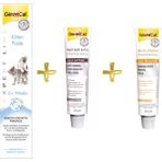 GimCat Yavru Kedi Kalsiyum 50 gr + Anti-Hairball Malt 20 gr + Multivitamin Pasta 20 gr Lezzetli