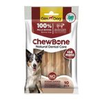 Gimdog 10x80 gr ChewBone Diş Sağlığı Destekleyici Naturel Burgu Çubuk