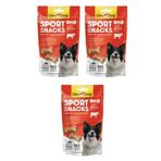 Gimdog 3x60 gr Sportsnacks Beef Sığır Etli Köpek Ödül Tableti