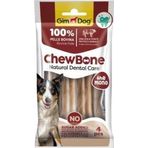 Gimdog 4x80 gr Chew Bone Diş Sağlığı Destekleyici Naturel Press Köpek Çiğneme Kemiği