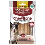 Gimdog Chew Bone Naturel Burgu Çiğneme 10x80 gr Kemiği Köpek Ödülü