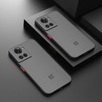 GINASH Darbeye Dayanıklı Zırh Mat Kılıf OnePlus 6T 7 7T 8 8T Pro 9 9R 9RT 10 PRO 5G için One Plus Nord 2 CE 5G İnce Moda Sert PC Kapak, Siyah, Oneplus 6T