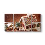 Gingerbreat Tablosu 206 x 103-5 Parçalı
