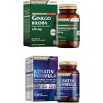 Ginkgo Biloba 60 Tablet + Keratin Formula 60 Tablet