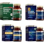 Ginkgo Biloba 60 Tablet +Vitamin Max(C,d,zinc)+ B Vitamin Complex +Magnezyum