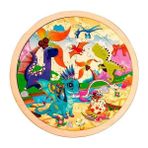 Ginson Çocuklar Için Dinozor Temalı Eğitici Yapboz (Yurt Dışından)
