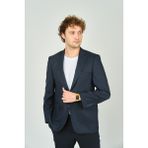 Gio Erkek Klasik Kesim Regular Fit Yün Ceket 2413 Lacivert - 56 / 4
