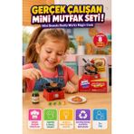 Giochi Preziosi Mini Brands Really Works Magic Cook Mutfak Tavası Çalışan Mini Ocak Seti Sürpriz Oyuncak Seri 1 - Mavi