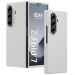 GIOPUEY Samsung Galaxy Z Fold 7 ile uyumlu kılıf, sert polikarbon malzemeden kılıf, rahat ve pürüzsüz dokunuşlu cep telefonu kılıfı, darbeye dayanıklı, parmak izi bırakmayan kapak - beyaz