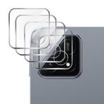 GIOPUEY [Xiaomi Pad 6S Pro 12.4 ile Uyumlu Süper İnce 4 Parça Arka Kamera Koruyucu, HD Temperli Cam [Çizilmeye Dayanıklı] Xiaomi Pad 6S Pro 12.4 için Temperli Cam Kamera