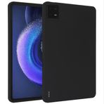 GIOPUEY Xiaomi Pad 6S Pro için kılıf, Yumuşak TPU arka kapak, Ultra hafif ve ince, Titreşim önleyici ve kaymaz, hantal değil - siyah