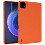 GIOPUEY Xiaomi Pad 6S Pro için kılıf, Yumuşak TPU arka kapak, Ultra hafif ve ince, Titreşim önleyici ve kaymaz, hantal değil - turuncu
