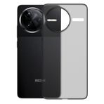 GIOPUEY Xiaomi Poco F7 Ultra ile uyumlu kılıf, sert polikarbon malzemeden kılıf, rahat ve pürüzsüz dokunuşlu cep telefonu kılıfı, darbeye dayanıklı, parmak izi bırakmayan kapak - yarı saydam siyah