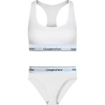 Giorgina Ferri 2’li Set Kadın Günlük Kullanıma Uygun Spor Bralet + Slip Külot Elsa - Beyaz