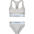 Giorgina Ferri 2’li Set Kadın Günlük Kullanıma Uygun Spor Bralet + Slip Külot Elsa - Gri