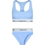 Giorgina Ferri 2’li Set Kadın Günlük Kullanıma Uygun Spor Bralet + Slip Külot Elsa - Mavi