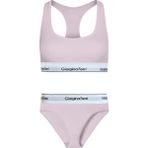 Giorgina Ferri 2’li Set Kadın Günlük Kullanıma Uygun Spor Bralet + Slip Külot Elsa - XL - Pembe