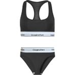 Giorgina Ferri 2’li Set Kadın Günlük Kullanıma Uygun Spor Bralet + Slip Külot Elsa - XL - Siyah