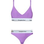 Giorgina Ferri 2’li Set Kadın Günlük Kullanıma Uygun Spor Sütyen+ Tanga Külot Kelly - XL - Mor