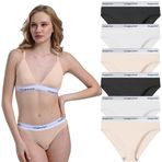 Giorgina Ferri G-009 C Diana Likralı 6'lı Kutu Premium Günlük Kullanıma Uygun Yazılı Kadın Slip Külot