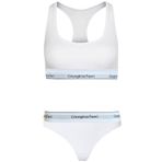 Giorgina Ferri G-254 B Bianca Günlük Kullanıma Uygun Kadın Spor Bralet+Tanga Külot 2’li Set