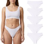 Giorgina Ferri Premium 5’li Kutu Kadın Lazer Kesim Dikişsiz Mikro Modal Slip Külot LUNA (G-001 C, L)