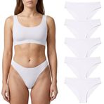 Giorgina Ferri Premium 5’li Kutu Kadın Lazer Kesim Dikişsiz Mikro Modal Slip Külot LUNA (G-001 C, XL)