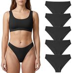 Giorgina Ferri Premium 5’li Kutu Kadın Lazer Kesim Dikişsiz Mikro Modal Slip Külot LUNA (G-001 D, XL)