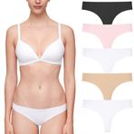 Giorgina Ferri Premium 5’li Kutu Kadın Lazer Kesim Dikişsiz Mikro Modal Tanga Külot BELLA (G-002 A, S)
