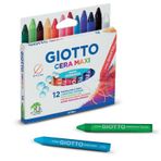Giotto 291200 Cera Maxi Jumbo 12 Renk Mum Boya