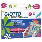 Giotto 6 Renk 494800 Decor Tekstil Kalemi