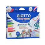 Giotto Dekor ve Tekstil 6'lı Keçeli Boya Kalemi
