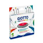 Giotto Turbo Glitzer Maxi 6'lı Marker Kalem Set Ft426600