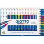 Giotto Turbo Pro 15'Li Çift Uçlu Marker Kalem Seti / 427800