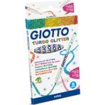 GiottoTurbo Glitter SiMli Keçeli Boyama Kalemi 8'li Paket