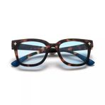 Giovanni Classic Havana Mavi Unisex Güneş Gözlüğü Mavi Lens
