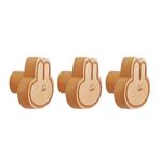 GIPP 3 parça ahşap duvar kancaları|Sigara yumruk ahşap duvar askısı | elbise havlu şapka asmak için duvar kancaları | mutfak duvar askısı | yaratıcı ahşap duvar askısı
