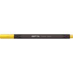 Gıpta 0.4 mm Sarı Üçgen Karton Kutu Fineliner Kalem