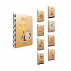 Gıpta 1778 Craft Notes Spiralli Kraft Sert Kapak 17x24 100 Yaprak Kareli Defter